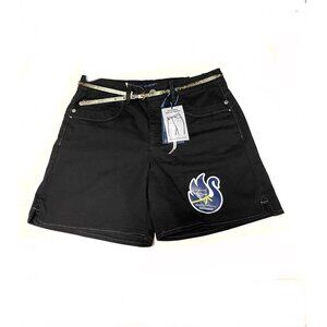 NWT.Gloria Vandelbilt.Women short black color size 10